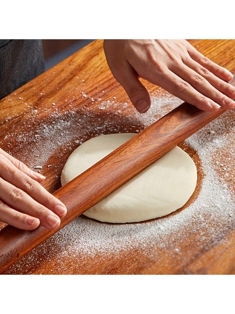 Wooden Rolling Pin 30cm – Durable Dough Roller for Baking & Pastry - Image 1